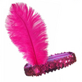 1920s FLAPPER HEADBAND Headpiece Feather Sequin Charleston Costume Gatsby Dance - Hot Pink V563-BR-FLAPHEADB-HTPNK