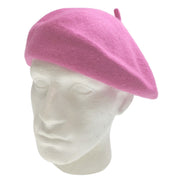 Unisex French Beret Hat Military Army Style Beanie Winter Warm Cap - Light Pink V563-BR-FRENCHBERET-LYTPNK