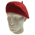 Unisex French Beret Hat Military Army Style Beanie Winter Warm Cap - Red V563-BR-FRENCHBERET-RED