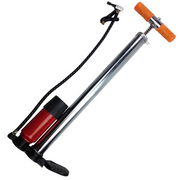 HAND TYRE PUMP With Booster & KPA Gauge Psi Bike Air Inflator Bicycle Tire V563-BR-HANDTYREPUMP
