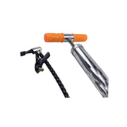 HAND TYRE PUMP With Booster & KPA Gauge Psi Bike Air Inflator Bicycle Tire V563-BR-HANDTYREPUMP