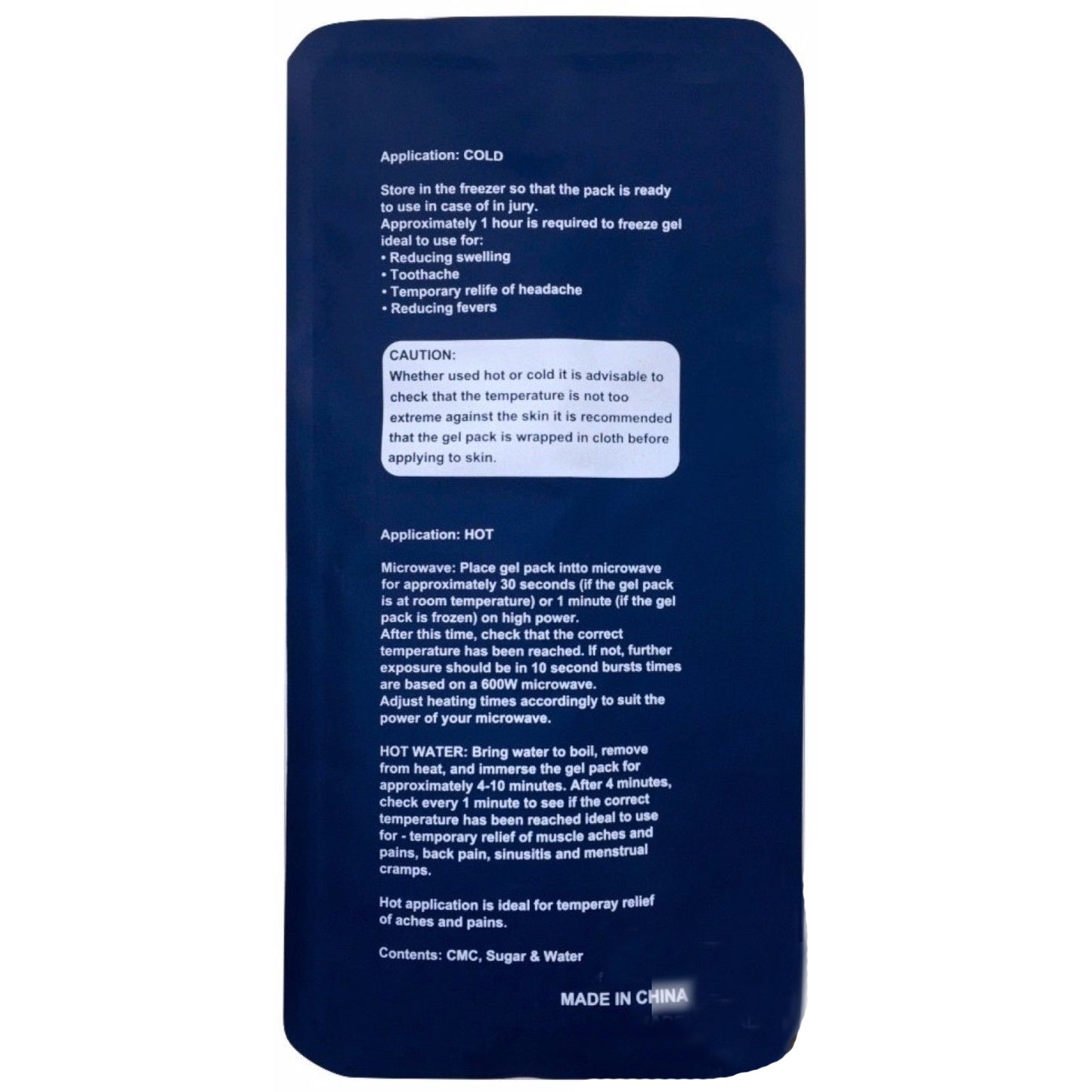 12x HOT COLD PACK First Aid Reusable Ice Heat Gel Packs Microwave Relief BULK V563-BR-HOTCOLDPACK-12