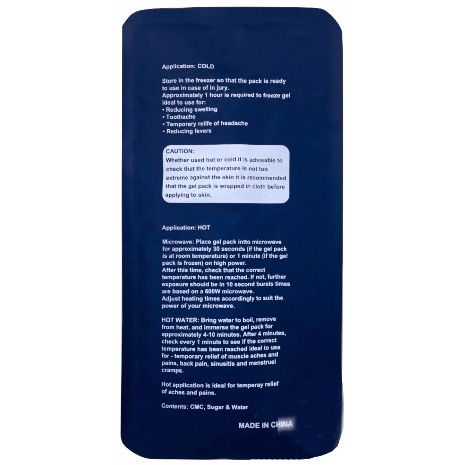 12x HOT COLD PACK First Aid Reusable Ice Heat Gel Packs Microwave Relief BULK V563-BR-HOTCOLDPACK-12