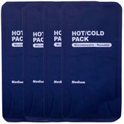 4x HOT COLD PACK First Aid Reusable Ice Heat Gel Packs Microwaveable Relief Bulk V563-BR-HOTCOLDPACK-4