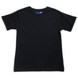 KIDS PLAIN T SHIRT Childrens Child 100% COTTON Boys Girls Basic Blank Tee Top - Black - 10 V563-BR-KDSPLAINTEE-BLK-10
