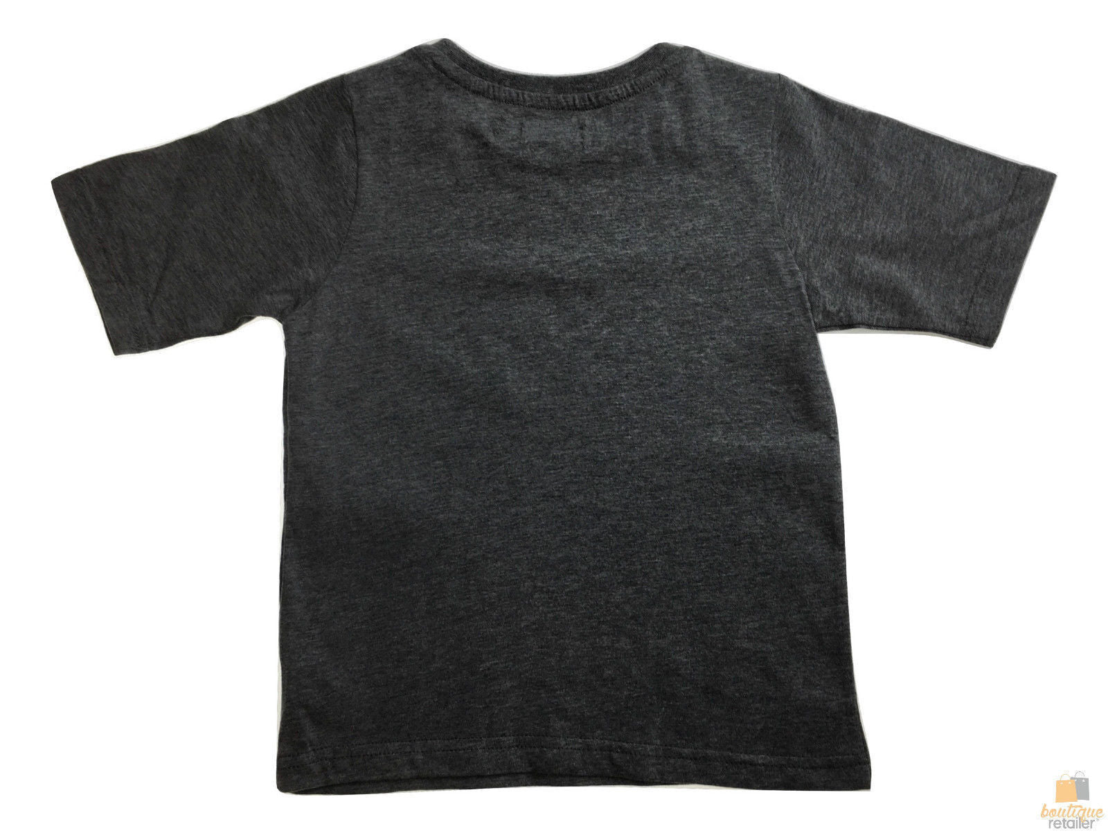 KIDS PLAIN T SHIRT Childrens Child 100% COTTON Boys Girls Basic Blank Tee Top - Grey Marle - 10 V563-BR-KDSPLAINTEE-GRYMRLE-10