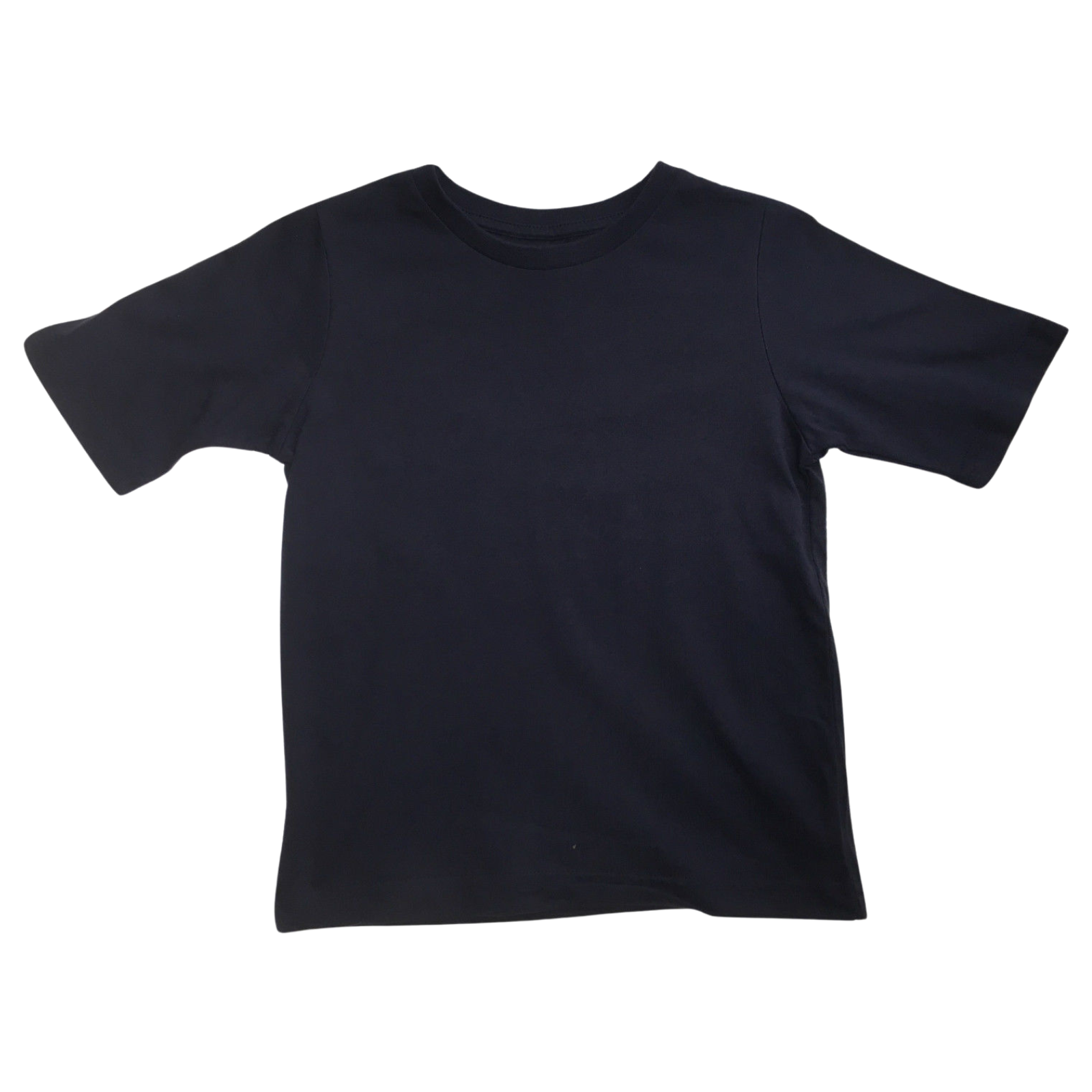 KIDS PLAIN T SHIRT Childrens Child 100% COTTON Boys Girls Basic Blank Tee Top - Navy - 14 V563-BR-KDSPLAINTEE-NVY-14