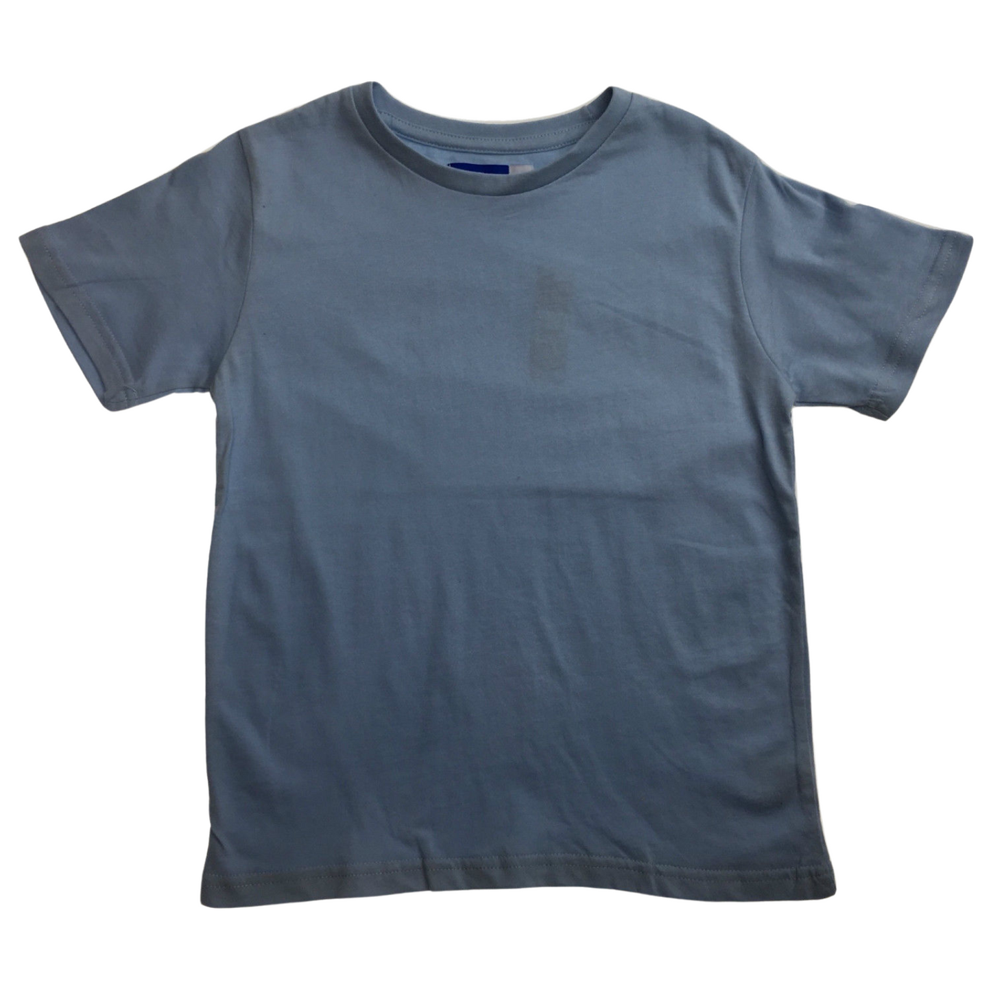 KIDS PLAIN T SHIRT Childrens Child 100% COTTON Boys Girls Basic Blank Tee Top - Sky Blue - 10 V563-BR-KDSPLAINTEE-SKYBLU-10
