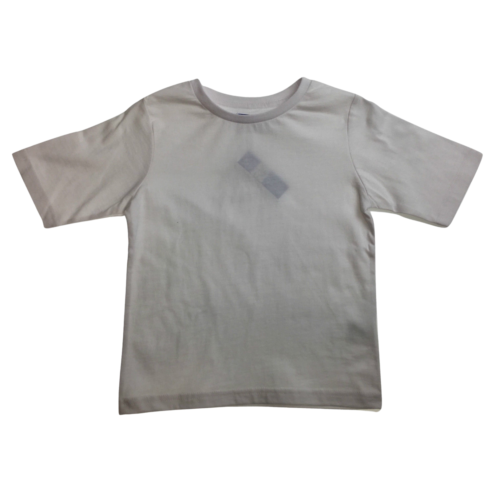 KIDS PLAIN T SHIRT Childrens Child 100% COTTON Boys Girls Basic Blank Tee Top - White - 14 V563-BR-KDSPLAINTEE-WHT-14