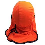 Hi Vis Legionnaire Hat Cap Sun Protection Workwear Legionnaires Fluro One Size - Fluro Orange V563-BR-LEGIONNAIRE-FLUORNG