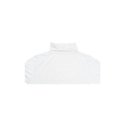 Ladies SKIVVY Womens Long Sleeve Plain Top Warm Turtleneck Cotton High Neck in White - XL V563-BR-LSKIVV-WHT-XL