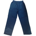 Mens CARGO PANTS Trousers Elastic Waist 100% COTTON Army Military PLAIN Casual - Navy - S V563-BR-MCPANTS-NVY-S