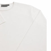 Mens 100% Cotton Long Sleeve T Shirt Plain Basic Slim Fit Tee Casual Top - White - XL V563-BR-MCPLSLEEV-WHT-XL