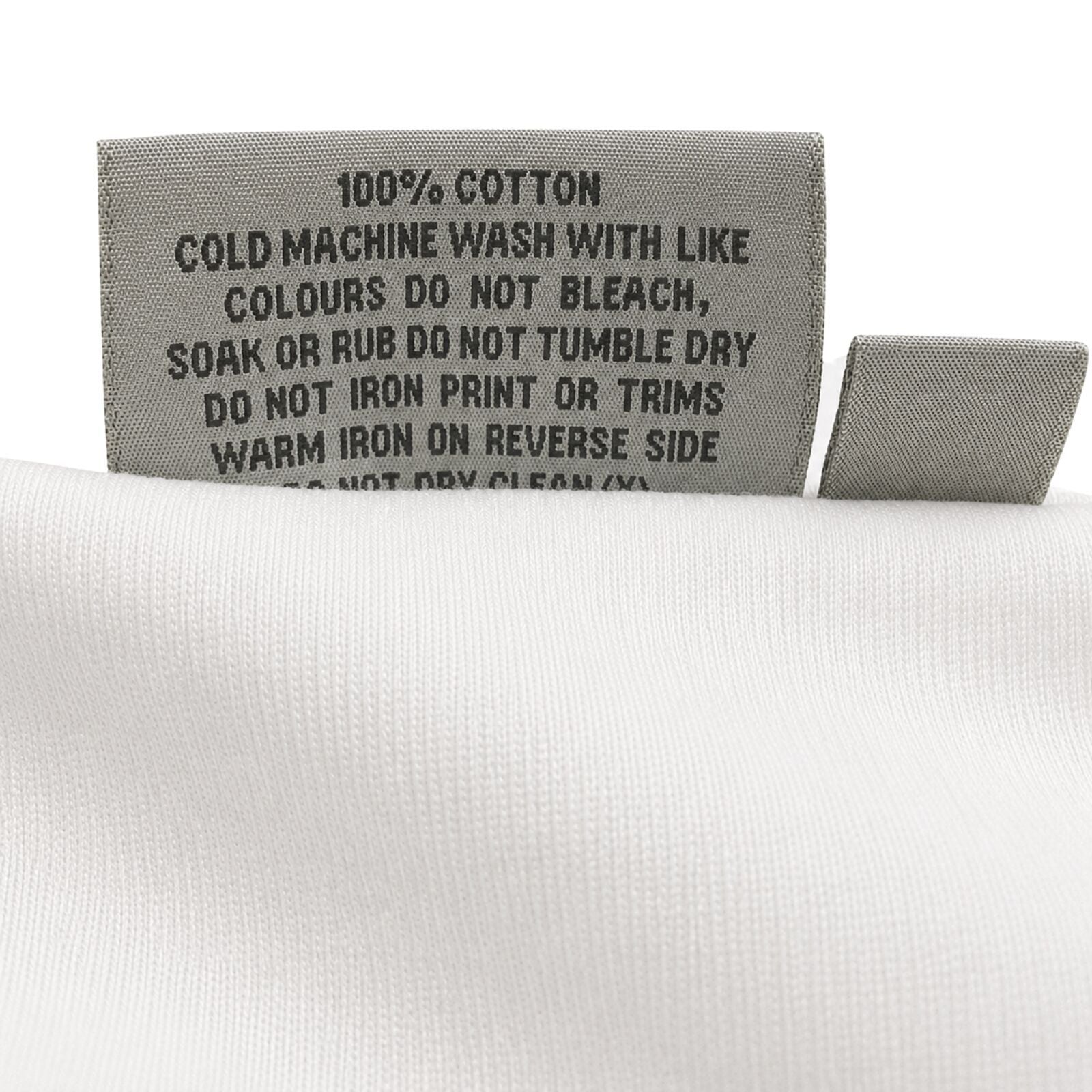 Mens 100% Cotton Long Sleeve T Shirt Plain Basic Slim Fit Tee Casual Top - White - XL V563-BR-MCPLSLEEV-WHT-XL
