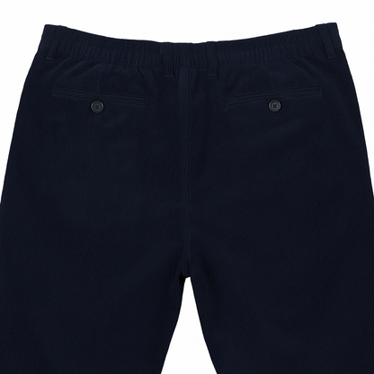 MENS CORDUROY PANTS Trousers Cords Casual STRETCH COTTON Size 32""-44"" Adjustable - Navy (49) - 87 (34"") V563-BR-MCURDOROYPANTS-49-87