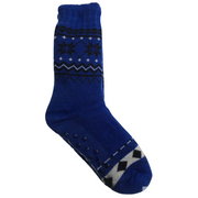 1 Pair Mens Non Slip Thick Fur Warm Winter Bed Socks Thermal Warm Cushion - One Size V563-BR-MENSBEDSOCKS-ONESIZE