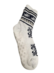 1 Pair Mens Non Slip Thick Fur Warm Winter Bed Socks Thermal Warm Cushion - One Size V563-BR-MENSBEDSOCKS-ONESIZE