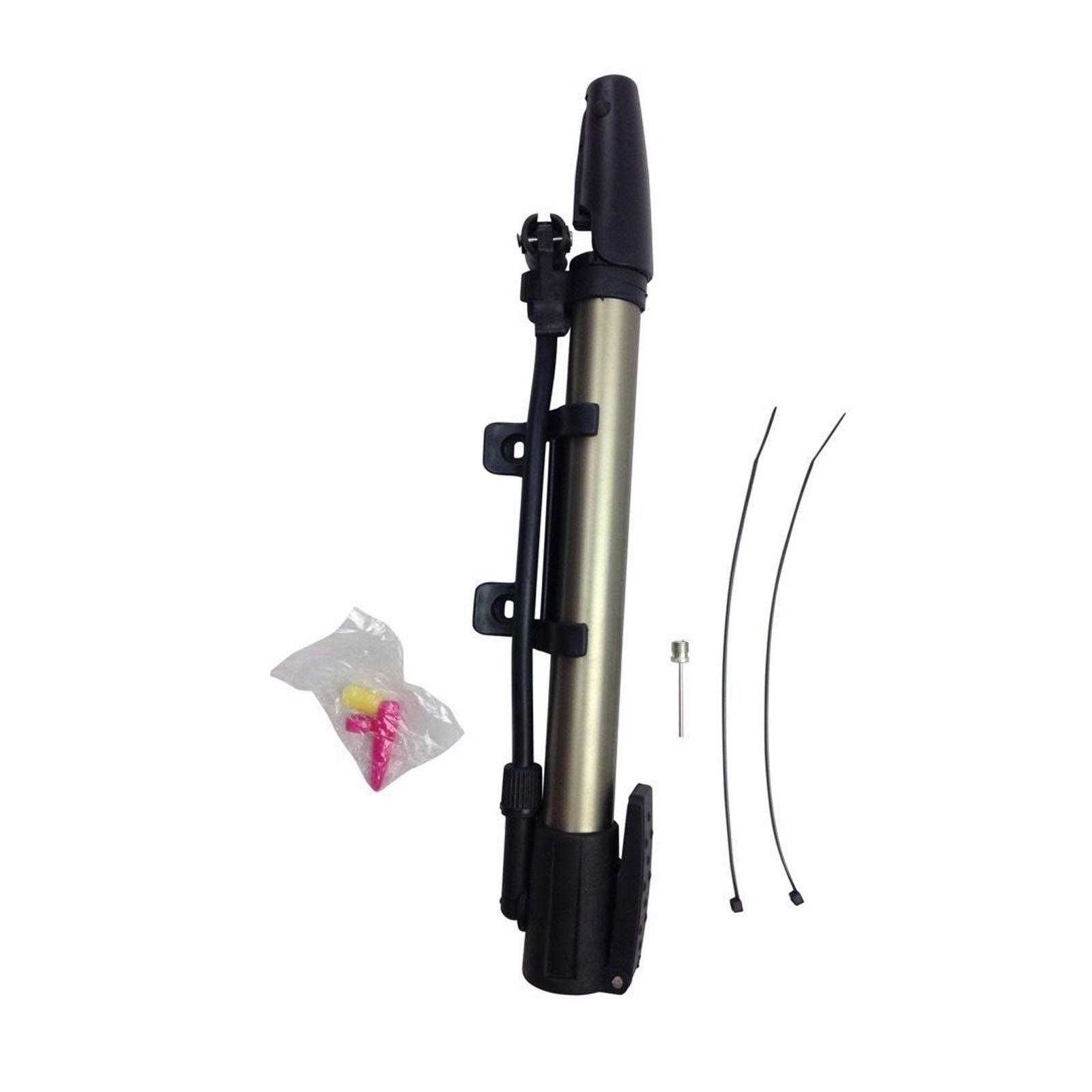 MINI BICYCLE AIR PUMP Bike Hand Ball Inflator Portable Cycling Tyre Aluminium V563-BR-MINIBIKEPUMP