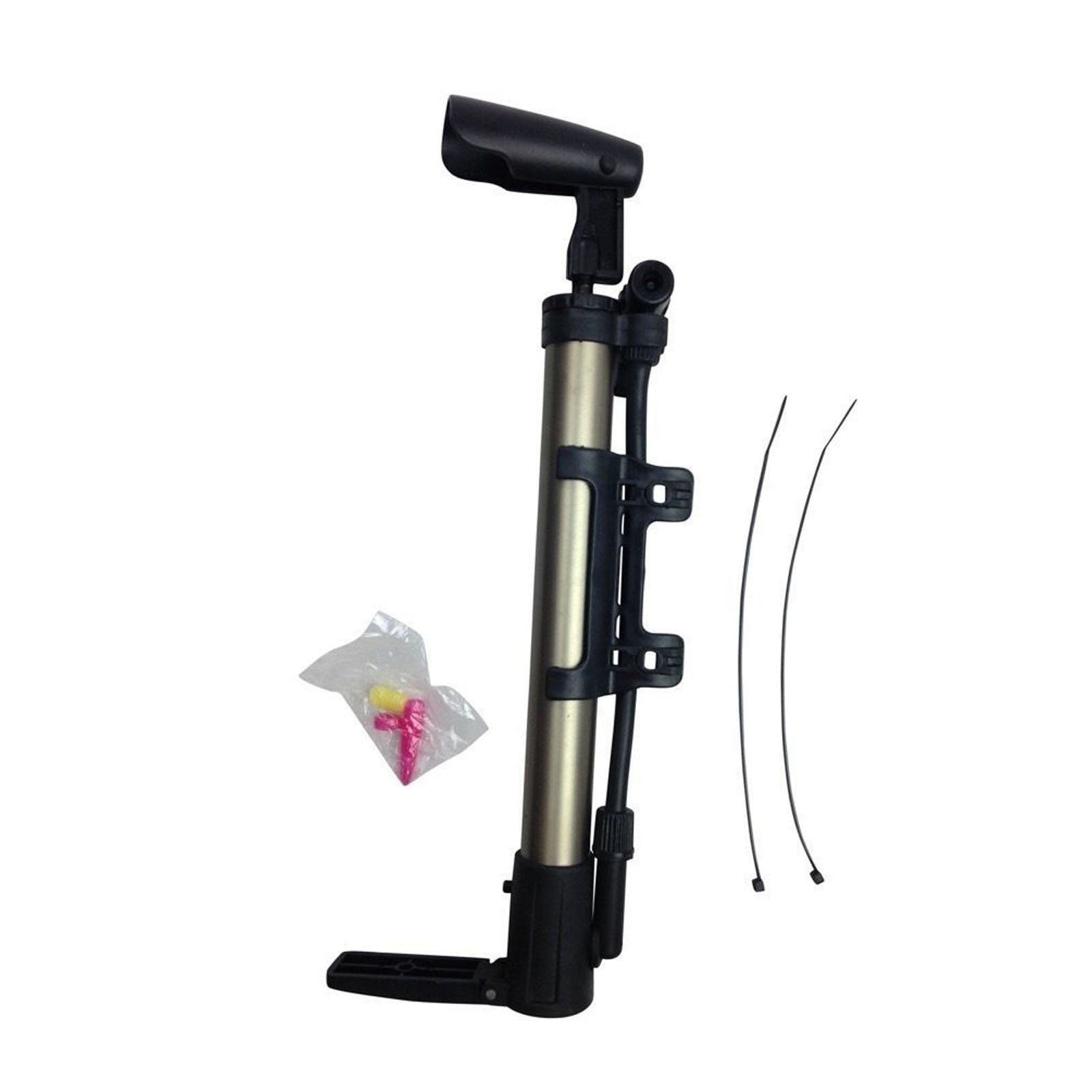 MINI BICYCLE AIR PUMP Bike Hand Ball Inflator Portable Cycling Tyre Aluminium V563-BR-MINIBIKEPUMP