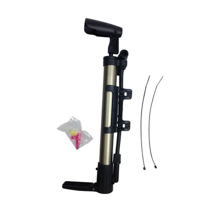 MINI BICYCLE AIR PUMP Bike Hand Ball Inflator Portable Cycling Tyre Aluminium V563-BR-MINIBIKEPUMP