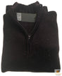 Mens Knit Jumper Pullover Sweater Knitted Casual Stretch Warm Winter - Half Zip Burgundy 97 (KW14) - L V563-BR-MNJMPR-BRGNDY97-L
