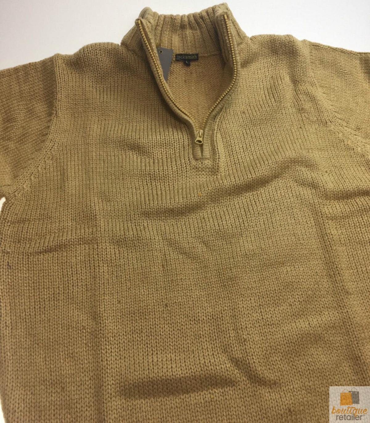 Mens Knit Jumper Pullover Sweater Knitted Casual Stretch Warm Winter - Half Zip Burgundy 97 (KW14) - M V563-BR-MNJMPR-BRGNDY97-M