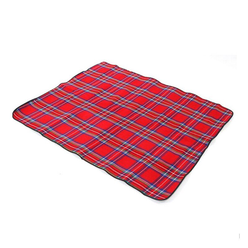 Picnic Rug Mat Blanket Outdoor Camping Waterproof Throw Travel Fleece Plaid - Assorted V563-BR-PCNCRUGMAT