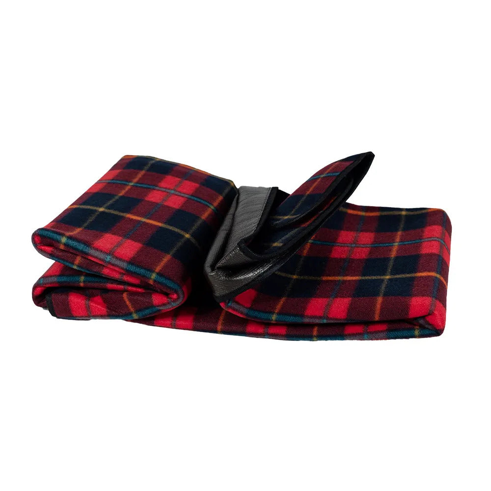 Picnic Rug Mat Blanket Outdoor Camping Waterproof Throw Travel Fleece Plaid - Assorted V563-BR-PCNCRUGMAT