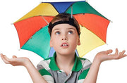 RAINBOW UMBRELLA HAT Rain Novelty Cap Costume Outdoor Camping Beach Fishing V563-BR-RBUMBRLAHAT-1