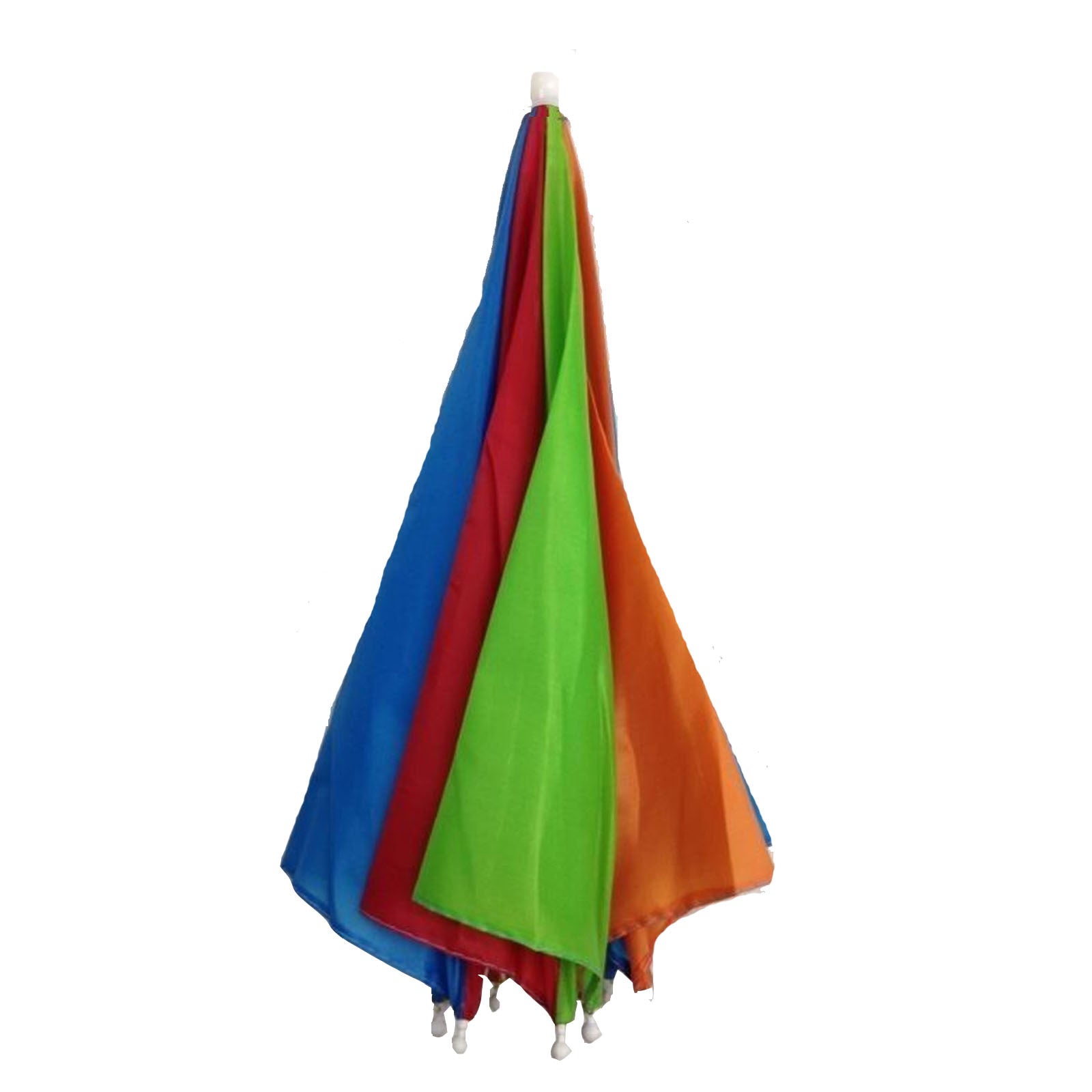 2x RAINBOW UMBRELLA HAT Rain Beach Sun Rain Cap Costume Camping Fishing Hunting V563-BR-RBUMBRLAHAT-2