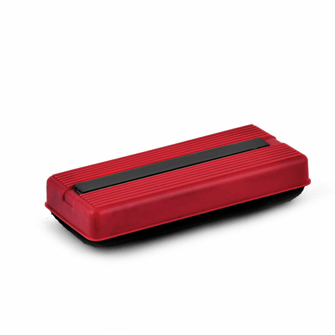Plastic Frame Fabric Rectangle Grip Blackboard Chalkboard Eraser w Magnet V563-BR-S520-ERASER