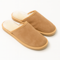 Sheepskin Wool Unisex Slippers Scuffs Slip On Winter Ugg Slippers in Chestnut - 7