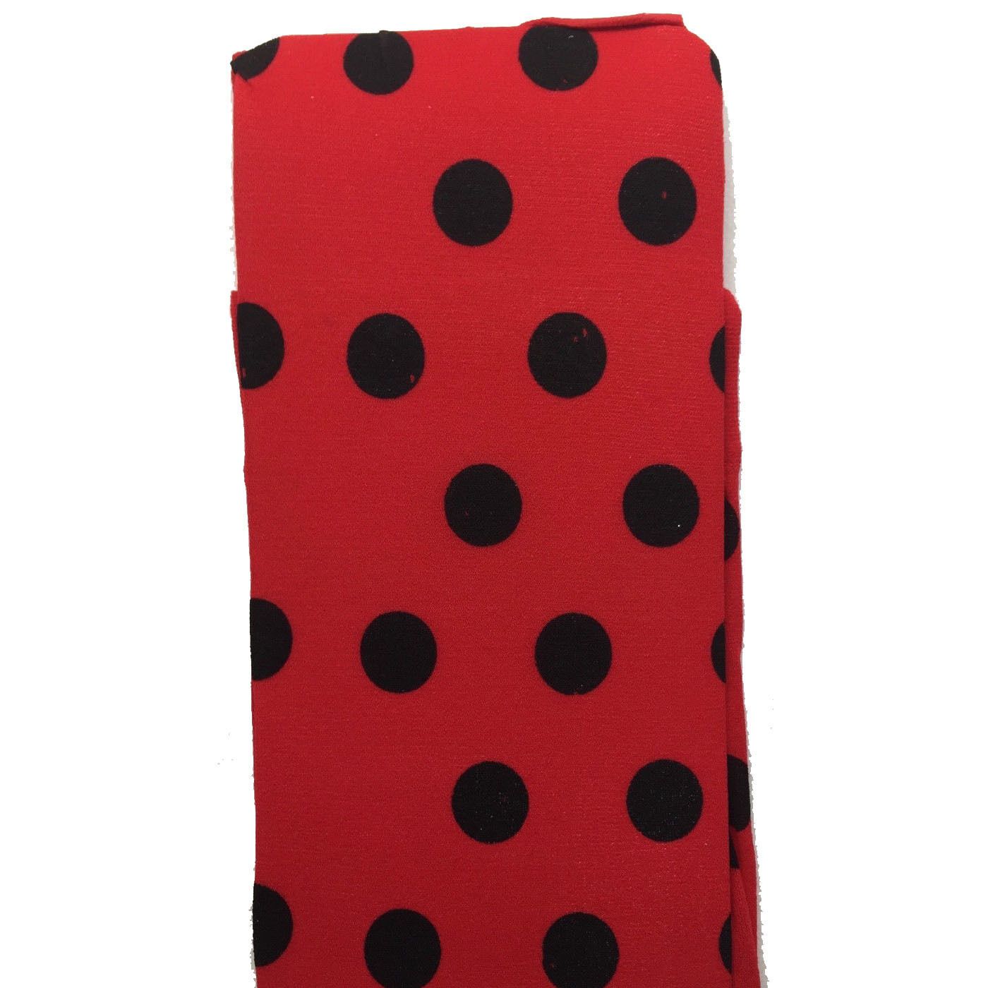 Over Knee Stay Up Stockings Hosiery Party Costume Socks - Ladybug Polka V563-BR-SUOTKSOCKS1-LDYBUG