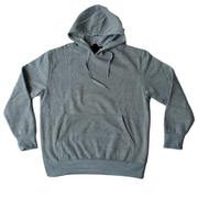 Adult Unisex Mens Plain Basic Pullover Hoodie Sweater Sweatshirt Warm Jumper - Grey - M V563-BR-UNIHOOD-GRY-M