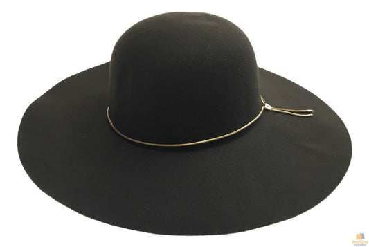 Wide Brim Felt Hat Floppy Vintage Fedora Bowler Cloche Ladies Fashion Cap - Brown - One Size V563-BR-WDBRIM-BRWN-ONESIZE