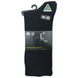 AUSTRALIAN MADE Wool Loose Top Socks Wide Top Comfort High Quality Tough Toe - Black - 6-10 V563-BR-WLSESCK-AU-BLK-6-10
