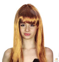 LONG WIG Straight Party Hair Costume Fringe Cosplay Fancy Dress 70cm Womens - Golden Brown (22463) V563-BR-WSLWIG-GLDBRN_22463