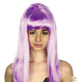 LONG WIG Straight Party Hair Costume Fringe Cosplay Fancy Dress 70cm Womens - Light Purple (22457) V563-BR-WSLWIG-LPRPLE_22457