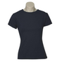 Womens Plain Ladies T SHIRT 100% COTTON Basic Tee Casual Top Size 6-24 T-Shirt - Navy Blue - 6 V563-BR-WSPSHRT-6-NBLUE