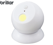 Brillar Motion Activated Swivel Ball Light - White V563-BR0022