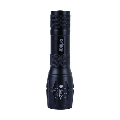 Brillar Tactical Grade LED Torch 5 Modes Water Resistant Flashlight Light Bright V563-BR0032