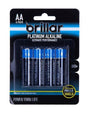 4 Pack LR6 AA Platinum Alkaline Batteries Long Lasting Power Home Office V563-BR0046