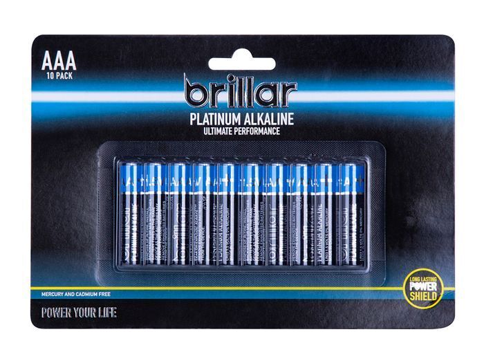 10 Pack AAA Platinum Alkaline Battery LR03 1.5V Long Lasting Power Home Office V563-BR0049