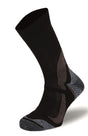 BRBL Kodiak Wool Ski Socks Hiking Trail Run Camping Snow Trekking - Brown - XL V563-BRBL-KODIAKWSOX-BRWN-XL