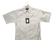 BISLEY SHORT SLEEVE SHIRT Everyday Casual Business Work Cotton Blend Check - BS2484_VHIG (HIG) - S V563-BS-BS2484_VHIGHIG-S