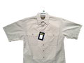 BISLEY SHORT SLEEVE SHIRT Everyday Casual Business Work Cotton Blend Check - BS2486_BBOG (BOG) - S V563-BS-BS2486_BBOGBOG-S