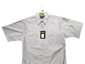 BISLEY SHORT SLEEVE SHIRT Everyday Casual Business Work Cotton Blend Check - BS2552_VPLB (PLB) - L V563-BS-BS2552_VPLBPLB-L