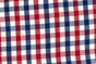 Bisley Mens Short Sleeve Check Shirt Checkered 100% Cotton Casual Business Work - Red - L V563-BS2878_CJER-L