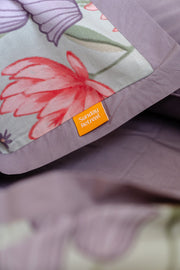 100% Cloud Cotton Duvet Quilt Cover Set w/ 1 Pillow Case in Serena - Single V563-BTRFLY_DVT-SINGLE
