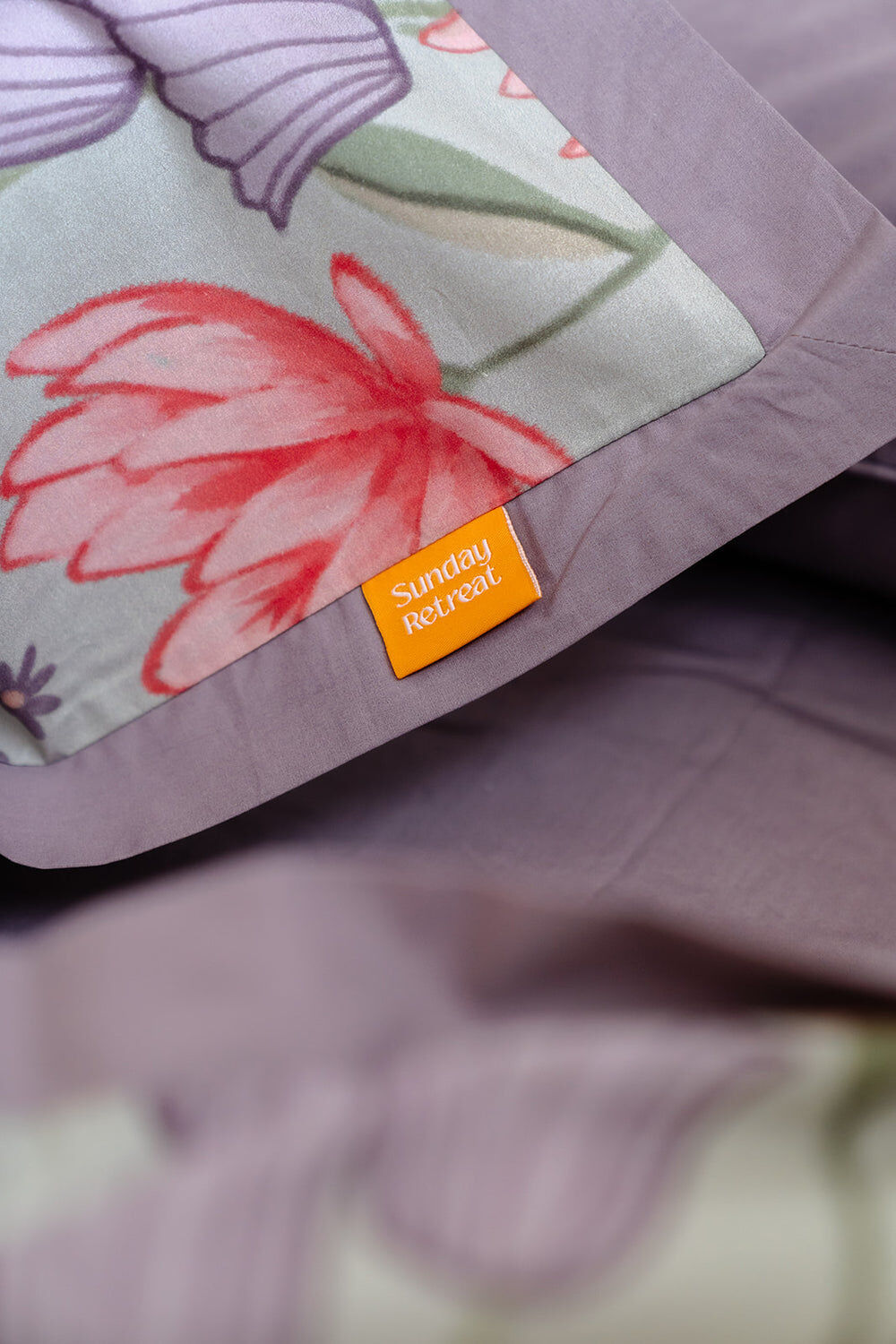 100% Cloud Cotton Duvet Quilt Cover Set w/ 1 Pillow Case in Serena - Single V563-BTRFLY_DVT-SINGLE